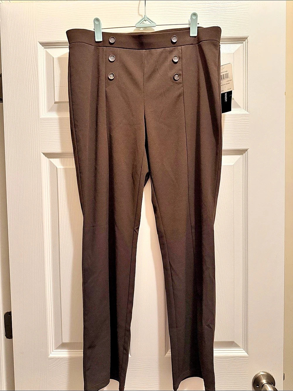 Retrology Comfort Waist Trousers Brown Trousers Size Large NWT